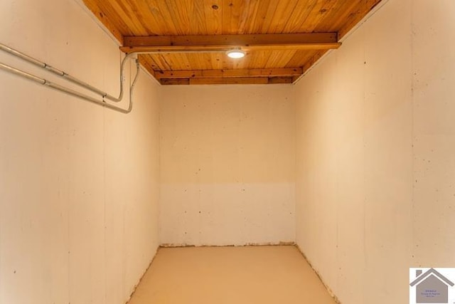 631 Imogene Dr, Gilbertsville, KY 42044 - finished basement featuring wooden ceiling