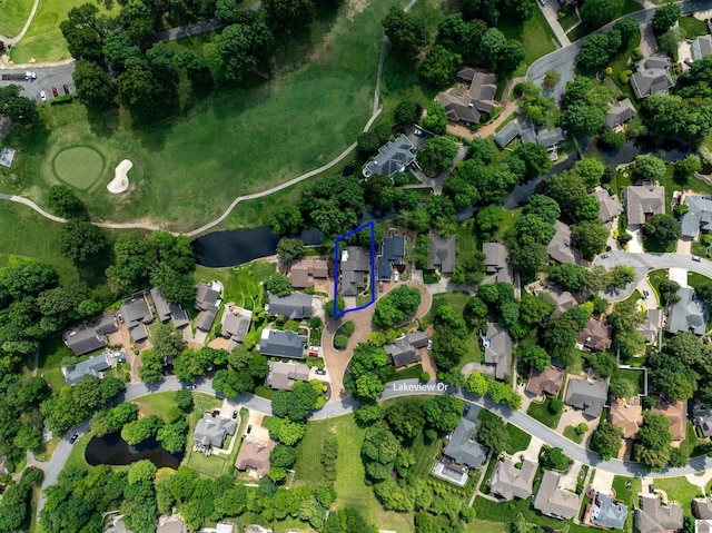 1055 Lakeview Dr, Paducah, KY 42003 - aerial view of residential area featuring property parcel outlined
