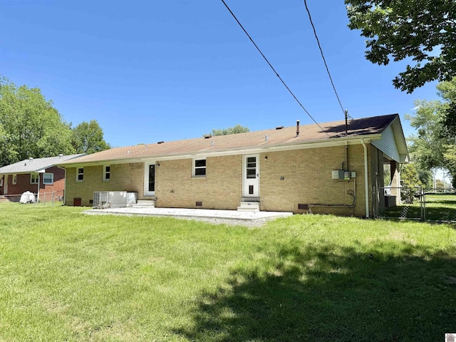 701 N 18th St, Murray, KY 42071 - rear view of house with entry steps and brick siding