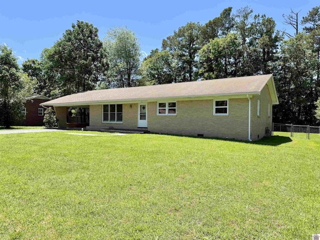 701 N 18th St, Murray, KY 42071 - ranch-style home featuring brick siding and crawl space