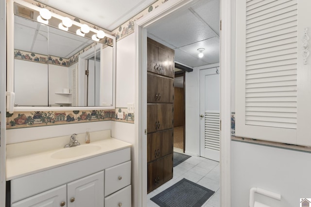 1158 State Route 295, Marion, KY 42064 - bathroom featuring vanity and tile patterned floors