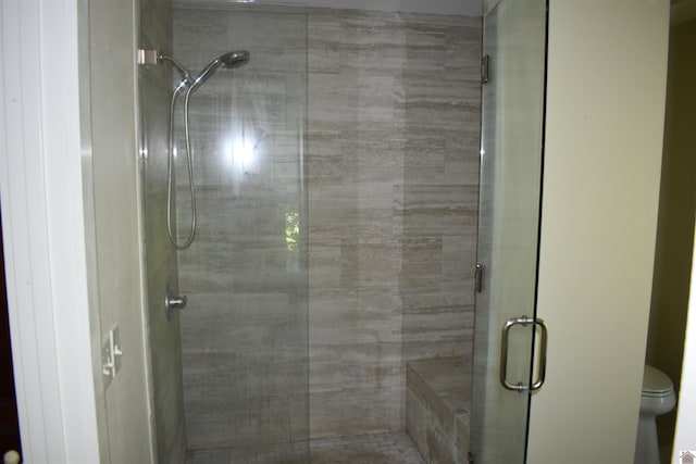 3975 Contest Rd, Paducah, KY 42001 - full bath featuring a shower stall and toilet