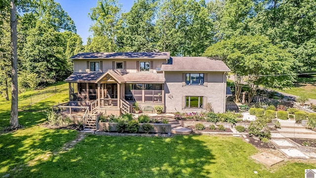 114 Shadyside Ln, Gilbertsville, KY 42044 - view of front of house with stairs