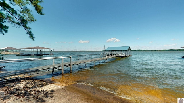 114 Shadyside Ln, Gilbertsville, KY 42044 - dock area featuring a water view