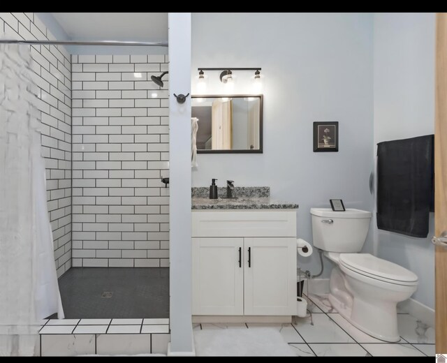 34 Navajo Ct, Cadiz, KY 42211 - bathroom with vanity, a stall shower, and toilet