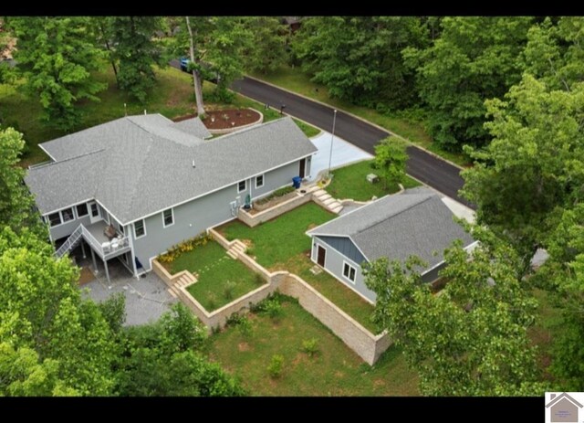 34 Navajo Ct, Cadiz, KY 42211 - view from above of property