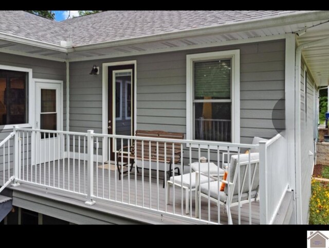 34 Navajo Ct, Cadiz, KY 42211 - view of wooden deck