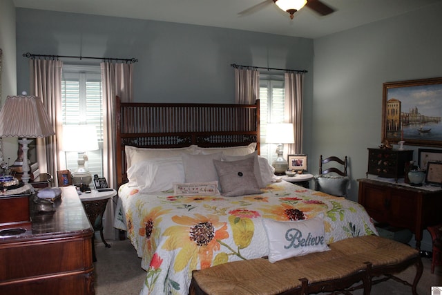 395 Wildcat Trce, Paducah, KY 42003 - bedroom with carpet flooring and a ceiling fan