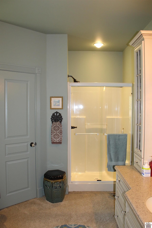 395 Wildcat Trce, Paducah, KY 42003 - bathroom featuring a shower stall and vanity