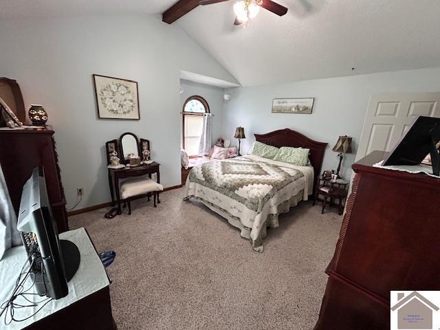 5812 State Route 123, Arlington, KY 42021 - bedroom with carpet flooring and a ceiling fan