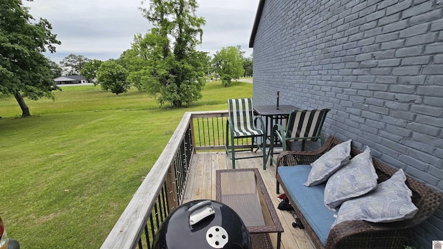 175 Jefferson, Cadiz, KY 42211 - deck with a yard and outdoor dining space