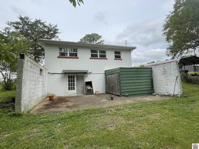 4924 State Route 121 S, Mayfield, KY 42066 - rear view of property featuring a yard and a patio