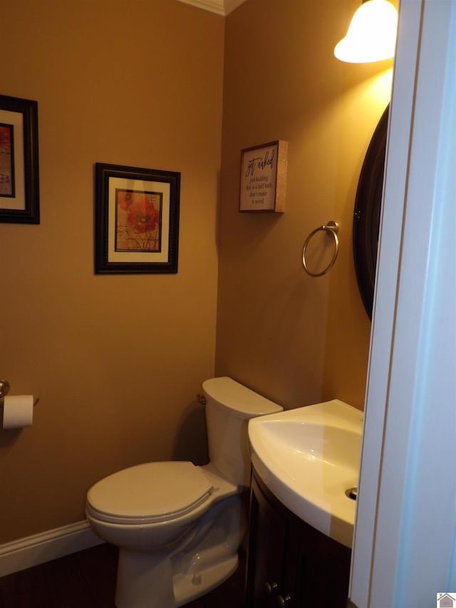 145 Stonecreek Pl, Paducah, KY 42003 - half bathroom featuring toilet and vanity