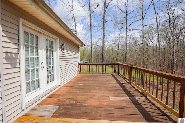 251 Hickory Hill Ln, Benton, KY 42025 - deck featuring french doors