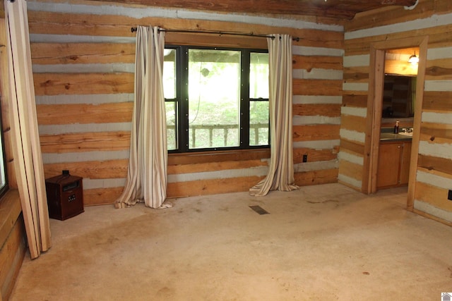 2365 Weldon Rd, Marion, KY 42064 - unfurnished room with wooden walls