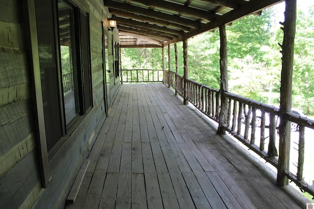 2365 Weldon Rd, Marion, KY 42064 - view of wooden deck
