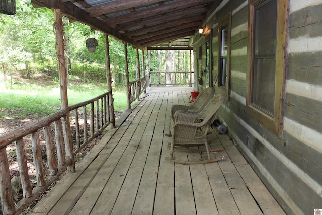 2365 Weldon Rd, Marion, KY 42064 - view of wooden terrace