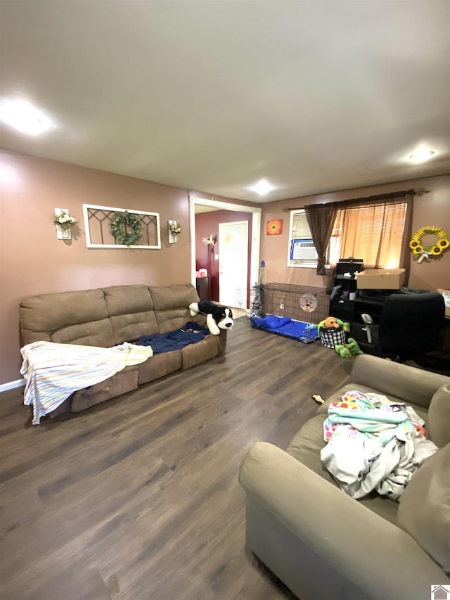 2222 Harrison St, Paducah, KY 42001 - living room with wood finished floors