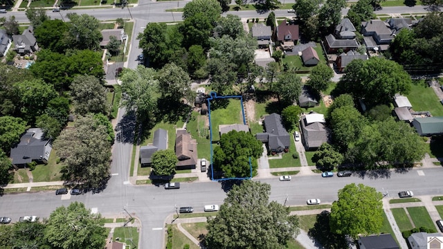 1916 Monroe St, Paducah, KY 42001 - aerial view of residential area with property boundaries highlighted