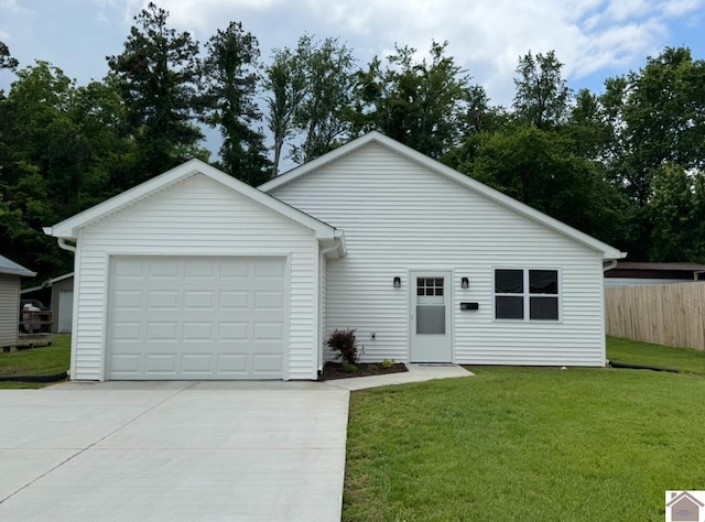 110 Dawson Rd, Princeton, KY 42445 - view of front of house featuring concrete driveway and an attached garage