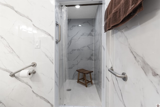 99 Jacey Blake Dr, Calvert City, KY 42029 - bathroom featuring a marble finish shower