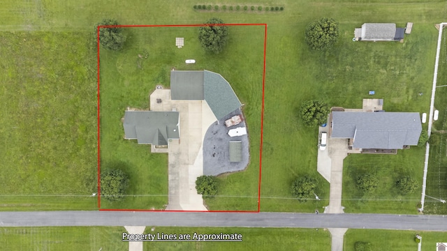 99 Jacey Blake Dr, Calvert City, KY 42029 - aerial view of property and surrounding area with property boundaries highlighted