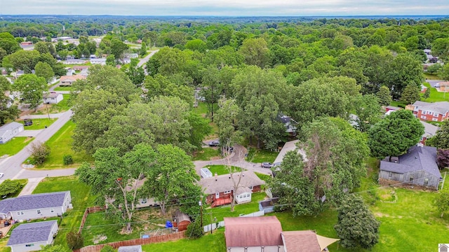 650 Cypress Cir, Calvert City, KY 42029 - aerial perspective of suburban area featuring a forest