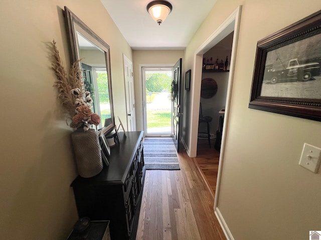 802 S 17th St, Murray, KY 42071 - entryway featuring wood finished floors and baseboards