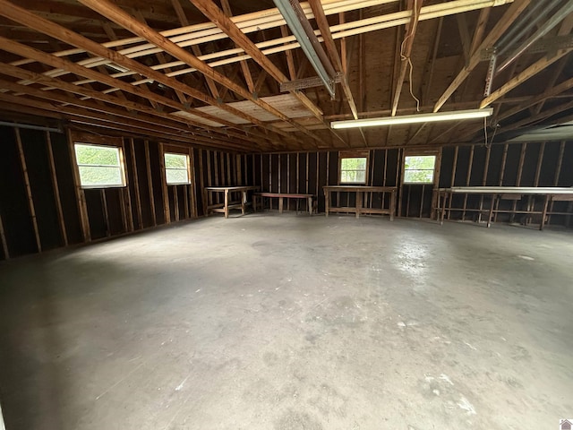303 Union Cir, Mayfield, KY 42066 - miscellaneous room featuring healthy amount of natural light and concrete flooring