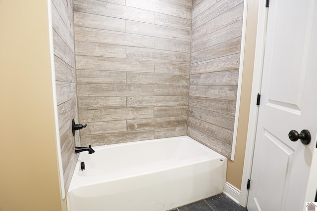 205 Clover Cres, Paducah, KY 42003 - full bath with shower / washtub combination and tile patterned floors