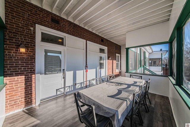 620 Madison St, Paducah, KY 42001 - sunroom with outdoor dining area