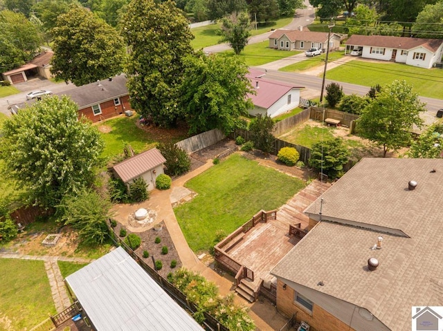 1310 Hilltop Dr, Mayfield, KY 42066 - aerial view of residential area