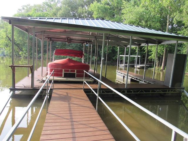 144 Canton Heights 2 Cir, Cadiz, KY 42211 - dock with a water view and boat lift