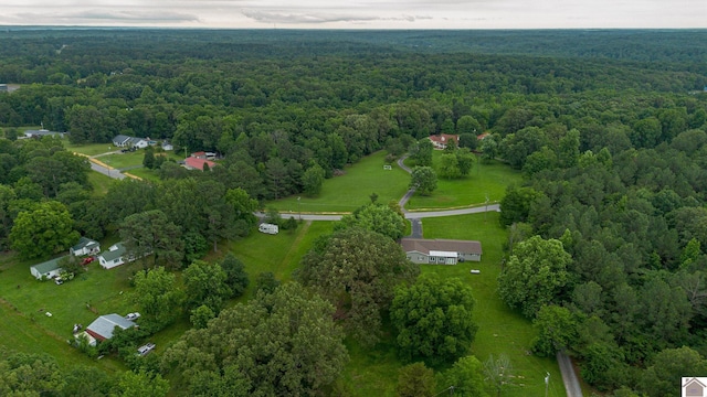 3561 Beal, Hardin, KY 42048 - view of property location with a heavily wooded area