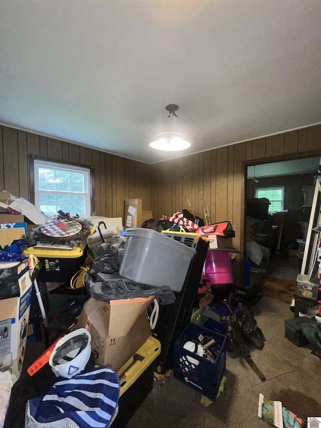 3561 Beal, Hardin, KY 42048 - garage with wood walls