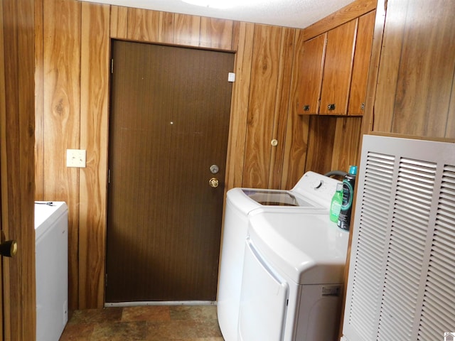 920 State Route 506, Marion, KY 42064 - laundry area featuring a heating unit and separate washer and dryer