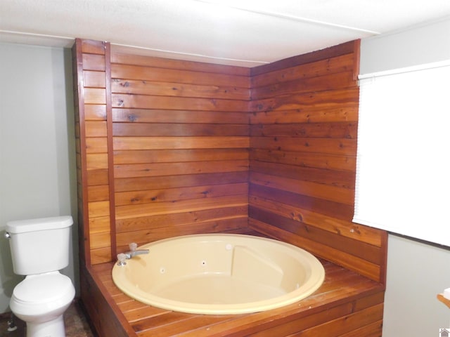 920 State Route 506, Marion, KY 42064 - bathroom featuring a whirlpool tub and wood walls