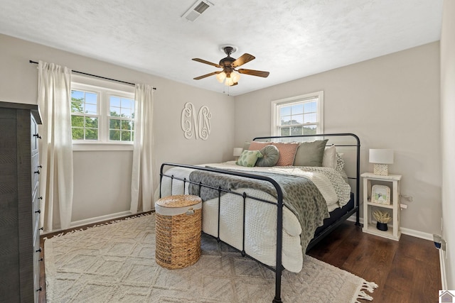 2145 Blankenship, Paducah, KY 42003 - bedroom featuring wood finished floors and a ceiling fan