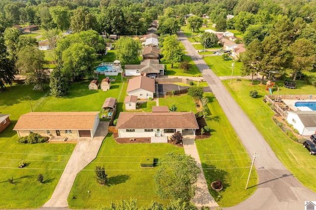 2145 Blankenship, Paducah, KY 42003 - aerial view of residential area with a pool
