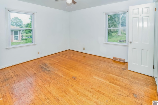 200 Millbrooke Dr, Hopkinsville, KY 42240 - unfurnished room featuring hardwood / wood-style flooring and a ceiling fan
