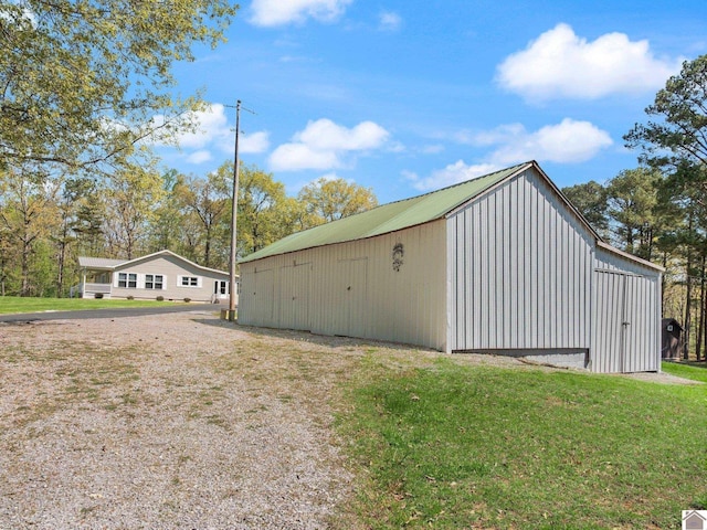 2488 Cypress Trl, New Concord, KY 42076 - view of pole building with a lawn