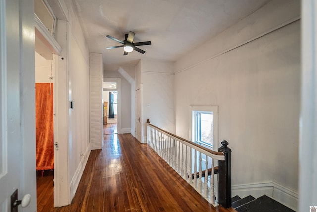 326 N 9th, Paducah, KY 42001 - corridor with an upstairs landing and hardwood / wood-style floors