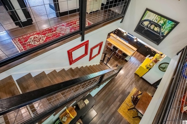 3431 Irvin Cobb Rd, Murray, KY 42071 - stairs featuring wood finished floors