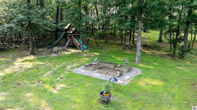 3431 Irvin Cobb Rd, Murray, KY 42071 - view of green lawn featuring a playground