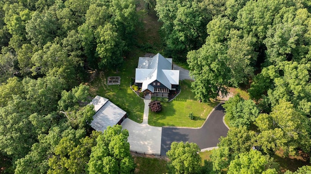 3431 Irvin Cobb Rd, Murray, KY 42071 - aerial overview of property's location with a forest