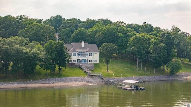 129 Wayne Cir, New Concord, KY 42076 - view of subject property with a large body of water