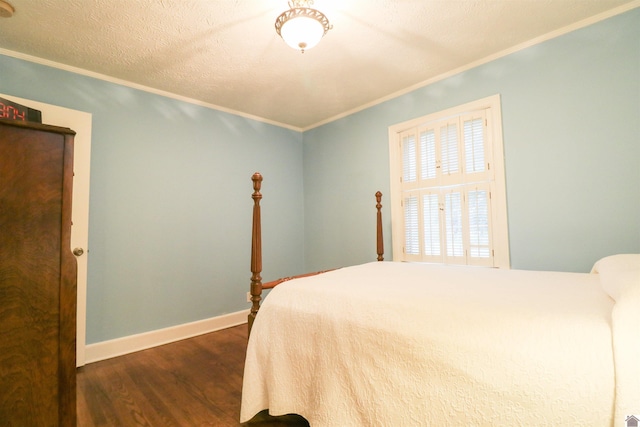 2567 Clay St, Paducah, KY 42001 - bedroom with dark wood-type flooring and ornamental molding