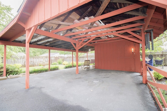 2567 Clay St, Paducah, KY 42001 - view of parking with a fenced backyard