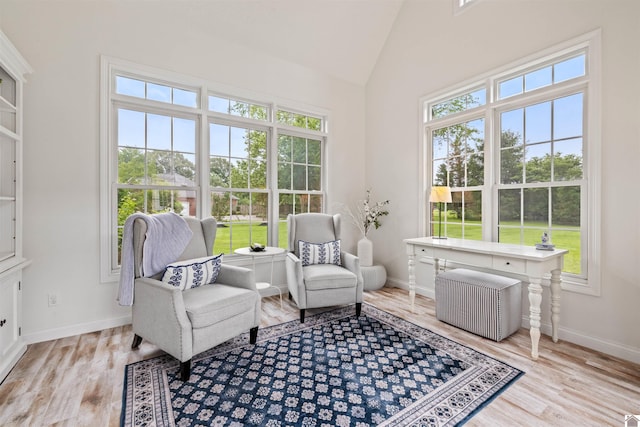 130 Camden Way, Paducah, KY 42001 - sitting room with wood finished floors and high vaulted ceiling