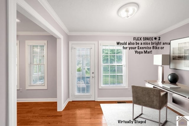 1530 Holt Rd, Paducah, KY 42001 - office space with wood finished floors and crown molding